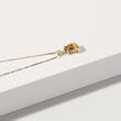 Madeira citrine necklace in 14k yellow gold