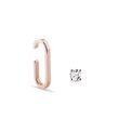 SET AUS OHRSTECKER UND OHRKLEMME MIT DIAMANT IN ROSÉGOLD - SCHMUCK SETS DIAMANT - SCHMUCK