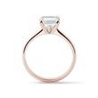 LAB GROWN PRINCESS DIAMOND RING IN ROSE GOLD - RINGS WITH LAB-GROWN DIAMONDS - ENGAGEMENT RINGS