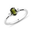 DIAMANTRING MIT WEISSGOLD UND EINGEFASSTEN DIAMANTEN - RINGE MOLDAVIT - RINGE
