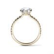 LUX DIAMOND ENGAGEMENT RING IN YELLOW GOLD - RINGS WITH LAB-GROWN DIAMONDS - ENGAGEMENT RINGS