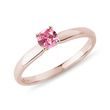 RING AUS ROSÉGOLD MIT ROSA SAPHIREN - RINGE MIT SAPHIR - RINGE