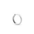 SINGLE HOOP EARRING IN WHITE GOLD - SINGLE EARRINGS - EARRINGS