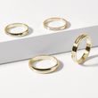 MEN'S ELEGANT YELLOW GOLD WEDDING RING - RINGS FOR HIM - WEDDING RINGS