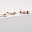 ROSE GOLD WOMEN'S RING WITH AN ENGRAVED SURFACE - ROSE GOLD RINGS - RINGS