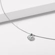 HALSKETTE MIT RUNDEM LABOR-DIAMANT IN WEISSGOLD - KETTEN MIT DIAMANTEN - KETTEN