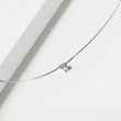 KINDERHALSKETTE MIT DIAMANT IN WEISSGOLD - KINDER KETTEN - KETTEN