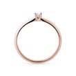 ZARTER VERLOBUNGSRING MIT DIAMANT IN ROSÉGOLD - VERLOBUNGSRINGE MIT BRILLANT - VERLOBUNGSRINGE