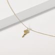 LOVE KEY PENDANT IN GOLD - YELLOW GOLD NECKLACES - NECKLACES