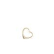 GOLD DIAMOND HEART PENDANT - PENDANTS - NECKLACES