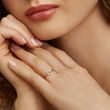 YELLOW GOLD DIAMOND RING - DIAMOND RINGS - RINGS