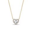 DIAMOND HEART NECKLACE IN YELLOW GOLD - DIAMOND NECKLACES{% if category.pathNames[0] != product.category.name %} - {% endif %}