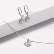 DIAMOND JEWELRY SET IN 14K WHITE GOLD - DIAMOND SETS - FINE JEWELRY
