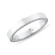 OVER-THE-EDGE DIAMOND WEDDING RING IN WHITE GOLD - WOMEN'S WEDDING RINGS - WEDDING RINGS