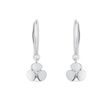 SHARMROCK DIAMOND PENDANT EARRINGS IN WHITE GOLD - CHILDREN'S EARRINGS - EARRINGS