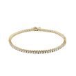 LUX 14K YELLOW GOLD DIAMOND TENNIS BRACELET - TENNIS BRACELETS - BRACELETS