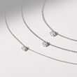 ANHÄNGER MIT DIAMANT IM BRILLANTSCHLIFF AUS WEISSGOLD - KETTEN MIT DIAMANTEN - KETTEN