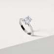 RADIANT CUT DIAMOND ENGAGEMENT RING IN WHITE GOLD - RINGS WITH LAB-GROWN DIAMONDS - ENGAGEMENT RINGS