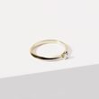 ZARTER VERLOBUNGSRING MIT DIAMANT IN GELBGOLD - VERLOBUNGSRINGE MIT BRILLANT - VERLOBUNGSRINGE