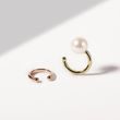 NÁUŠNICE EAR CUFF Z RŮŽOVÉHO ZLATA NA JEDNO UCHO - NÁUŠNICE NA JEDNO UCHO - NÁUŠNICE