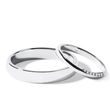 SET OF WEDDING RINGS OF 14K WHITE GOLD WITH DIAMONDS - WHITE GOLD WEDDING SETS - WEDDING RINGS