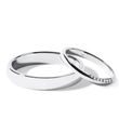 SET OF WEDDING RINGS OF 14K WHITE GOLD WITH DIAMONDS - WHITE GOLD WEDDING SETS - WEDDING RINGS