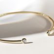 BRACELET EN OR AVEC DIAMANTS LUNETTE - BRACELETS MANCHETTE - BRACELETS