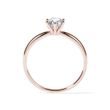 VERLOBUNGSRING MIT 0,5 CT DIAMANT AUS ROSÉGOLD - VERLOBUNGSRINGE MIT BRILLANT - VERLOBUNGSRINGE