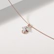 HALSKETTE MIT DIAMANTENENGEL IN ROSÉGOLD - KETTEN MIT DIAMANTEN - KETTEN