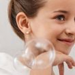 DĚTSKÉ NÁUŠNICE MEDVÍDEK VE ŽLUTÉM ZLATĚ - DĚTSKÉ NÁUŠNICE - NÁUŠNICE