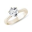 1 CARAT NATURAL DIAMOND RING IN YELLOW GOLD - BRILLIANT CUT DIAMOND ENGAGEMENT RINGS - ENGAGEMENT RINGS