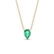 EMERALD NECKLACE IN YELLOW GOLD - EMERALD NECKLACES - NECKLACES