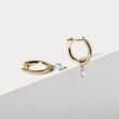 LAB GROWN DIAMOND EARRINGS IN YELLOW GOLD - DIAMOND EARRINGS - EARRINGS