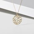 TREE OF LIFE NECKLACE IN YELLOW GOLD - YELLOW GOLD NECKLACES - NECKLACES