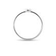 BEZEL RING WITH BRILLIANT IN WHITE GOLD - BRILLIANT CUT DIAMOND ENGAGEMENT RINGS - ENGAGEMENT RINGS