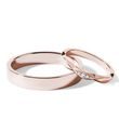 ROSE GOLD WEDDING RING SET WITH 3 DIAMONDS - ROSE GOLD WEDDING SETS - WEDDING RINGS