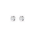 ELEGANT DIAMOND STUD EARRINGS IN ROSE GOLD - DIAMOND STUD EARRINGS - EARRINGS