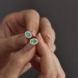 SMARAGD OHRRINGE MIT DIAMANTEN - OHRRINGE MIT SMARAGD - OHRRINGE