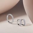 DIAMOND HOOP EARRINGS IN WHITE GOLD - DIAMOND EARRINGS - EARRINGS