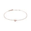 KINDERARMBAND MIT HERZ IN ROSÉGOLD - KINDER ARMBÄNDER - ARMBÄNDER