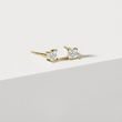 PRINCESS CUT DIAMOND EARRINGS IN GOLD - DIAMOND STUD EARRINGS - EARRINGS