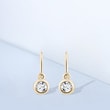 Children earrings with diamonds