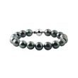 TAHITIAN PEARL BRACELET WITH WHITE GOLD CLASP - PEARL BRACELETS - PEARL JEWELLERY