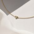 KINDERARMBAND MIT HERZ AUS GELBGOLD - KINDER ARMBÄNDER - ARMBÄNDER