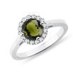 HALO-RING AUS WEISSGOLD MIT DIAMANTEN - RINGE MOLDAVIT - RINGE