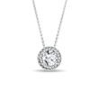 HALO-HALSKETTE MIT 1 CT LABORDIAMANT IN WEISSGOLD - KETTEN MIT DIAMANTEN - KETTEN