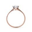 HALF-CARAT DIAMOND RING IN ROSE GOLD - BRILLIANT CUT DIAMOND ENGAGEMENT RINGS - ENGAGEMENT RINGS