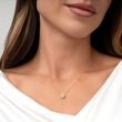 HERZ-HALSKETTE MIT DIAMANTEN IN GELBGOLD - KETTEN MIT DIAMANTEN - KETTEN