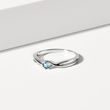 TOPAZ RING IN WHITE GOLD - TOPAZ RINGS - RINGS