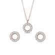 ROSE GOLD CIRCLE JEWELRY SET - JEWELRY SETS - FINE JEWELRY